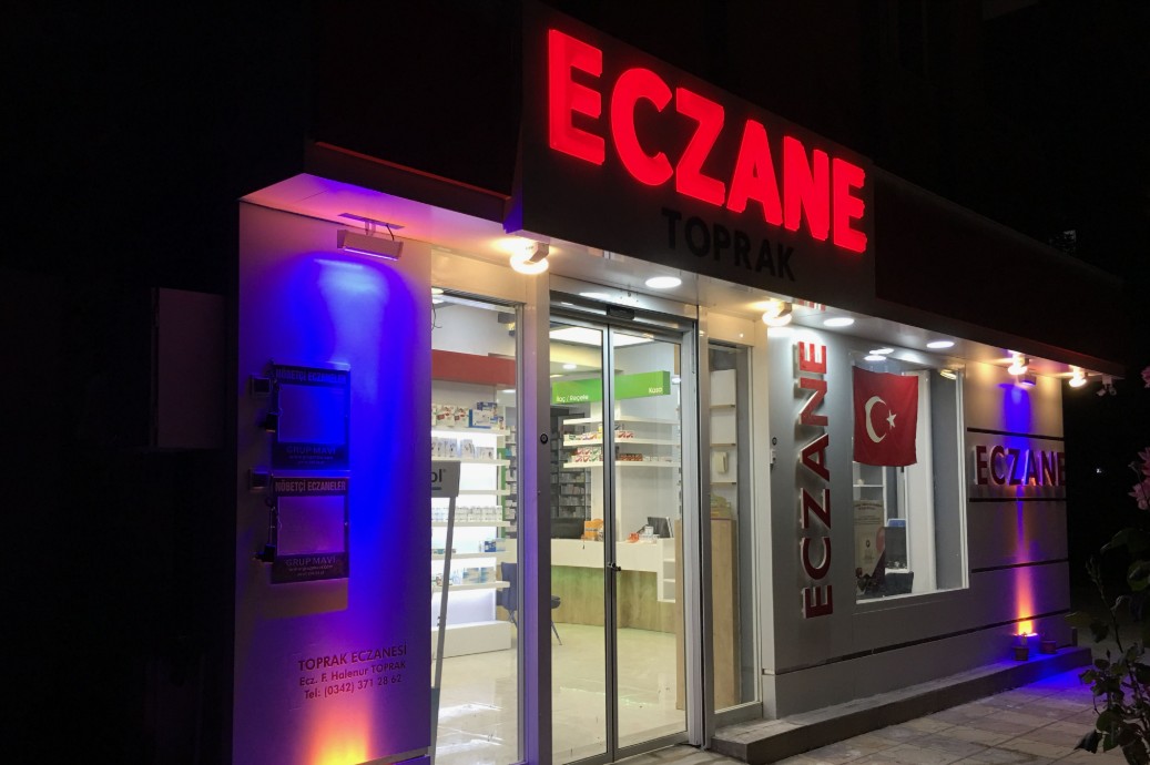 Eczane Işıklı Tabela