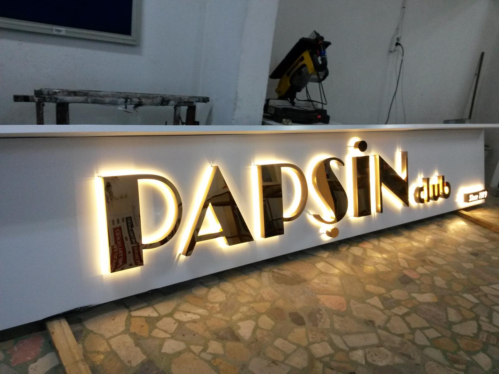 Butik Işıklı Tabela