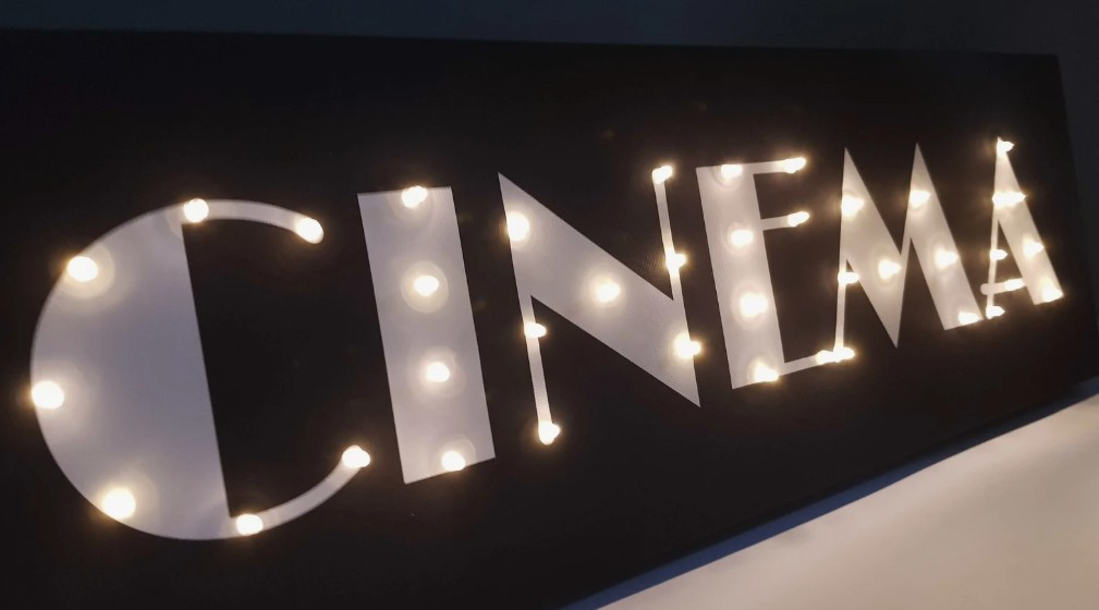 Sinema, Tiyatro, Oyun Salonu Işıklı Tabela