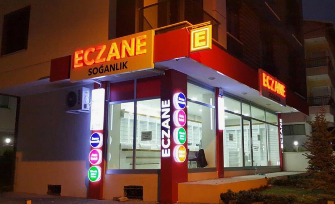 Eczane Işıklı Tabela