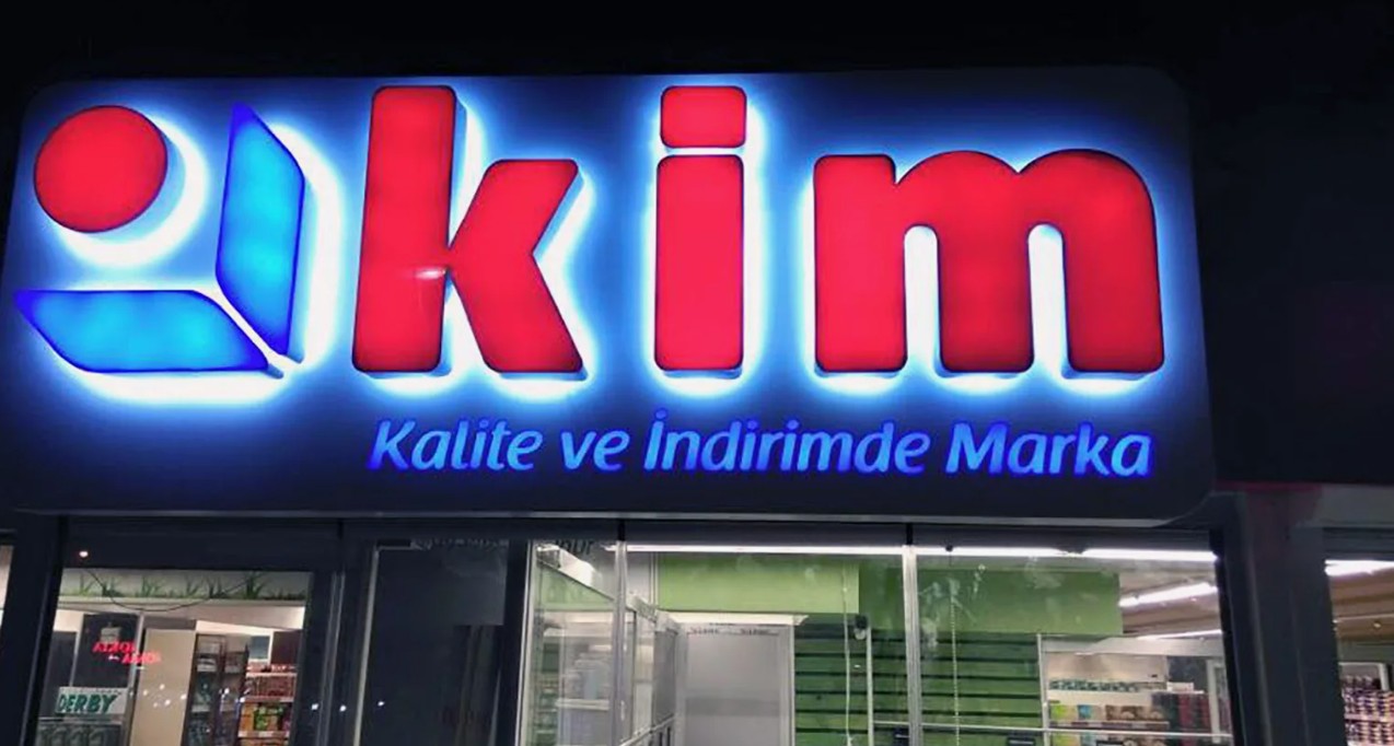 Süpermarket Işıklı Tabela